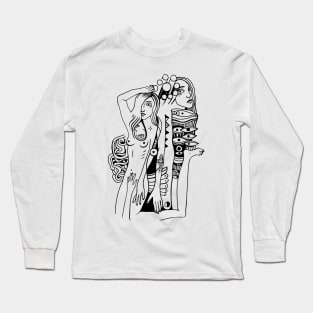 faces Long Sleeve T-Shirt